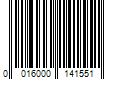 Barcode Image for UPC code 0016000141551