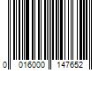 Barcode Image for UPC code 0016000147652