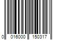 Barcode Image for UPC code 0016000150317