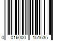 Barcode Image for UPC code 0016000151635