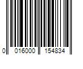 Barcode Image for UPC code 0016000154834