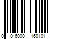 Barcode Image for UPC code 0016000160101