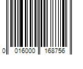 Barcode Image for UPC code 0016000168756