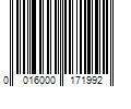 Barcode Image for UPC code 0016000171992