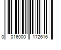 Barcode Image for UPC code 0016000172616