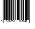 Barcode Image for UPC code 0016000188648