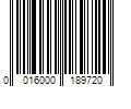 Barcode Image for UPC code 0016000189720