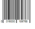 Barcode Image for UPC code 0016000189768