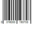 Barcode Image for UPC code 0016000193703