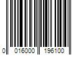 Barcode Image for UPC code 0016000196100