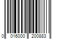 Barcode Image for UPC code 0016000200883. Product Name: GENERAL MILLS SALES INC. Fruit Roll-Ups Fruit Flavored Snacks  Mystery Flavor and Solar Melon  10 ct