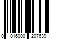 Barcode Image for UPC code 0016000207639