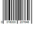 Barcode Image for UPC code 0016000207646