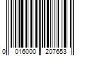 Barcode Image for UPC code 0016000207653