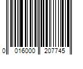 Barcode Image for UPC code 0016000207745