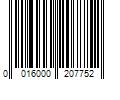 Barcode Image for UPC code 0016000207752