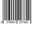 Barcode Image for UPC code 0016000207820