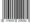 Barcode Image for UPC code 0016000209282