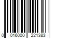 Barcode Image for UPC code 0016000221383