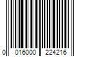 Barcode Image for UPC code 0016000224216