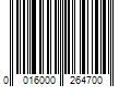 Barcode Image for UPC code 0016000264700