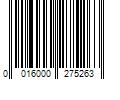 Barcode Image for UPC code 0016000275263