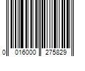 Barcode Image for UPC code 0016000275829