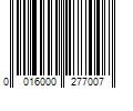 Barcode Image for UPC code 0016000277007