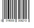 Barcode Image for UPC code 0016000308213