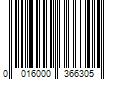 Barcode Image for UPC code 0016000366305