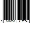 Barcode Image for UPC code 0016000417274