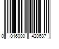 Barcode Image for UPC code 0016000420687