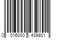 Barcode Image for UPC code 0016000439801