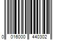 Barcode Image for UPC code 0016000440302