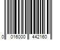 Barcode Image for UPC code 0016000442160