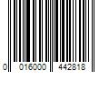 Barcode Image for UPC code 0016000442818