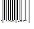 Barcode Image for UPC code 0016000458307