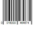 Barcode Image for UPC code 0016000464674