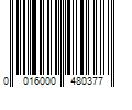 Barcode Image for UPC code 0016000480377