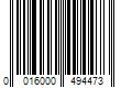 Barcode Image for UPC code 0016000494473