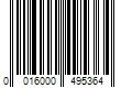 Barcode Image for UPC code 0016000495364