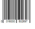 Barcode Image for UPC code 0016000502697