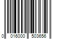 Barcode Image for UPC code 0016000503656