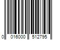 Barcode Image for UPC code 0016000512795