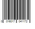 Barcode Image for UPC code 0016017041172