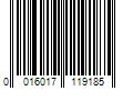 Barcode Image for UPC code 0016017119185