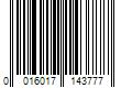 Barcode Image for UPC code 0016017143777