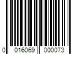 Barcode Image for UPC code 0016069000073