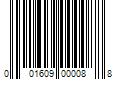 Barcode Image for UPC code 001609000088