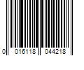 Barcode Image for UPC code 0016118044218